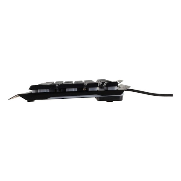DELTACO GAMING RGB lit keyboard, metal frame, USB, black
