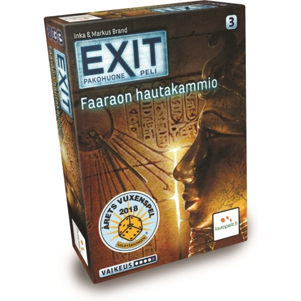 Lautapelit.fi EXIT: Faaraon hautakammio -pakohuonepeli