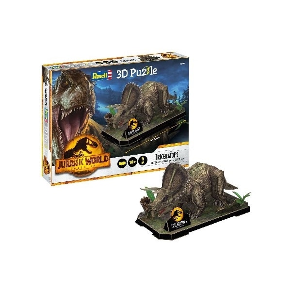 Revell 3D puzzle, Jurassic World Dominion, Triceratops