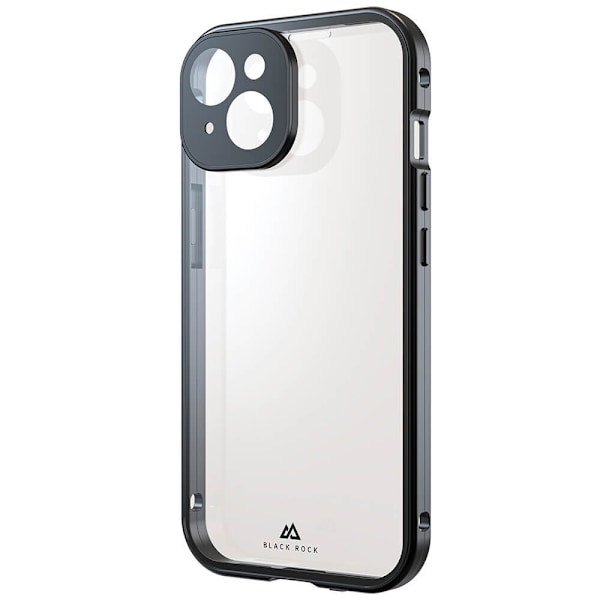 BLACK ROCK 360° Glass Cover iPhone 15 Transp/Black Transparent