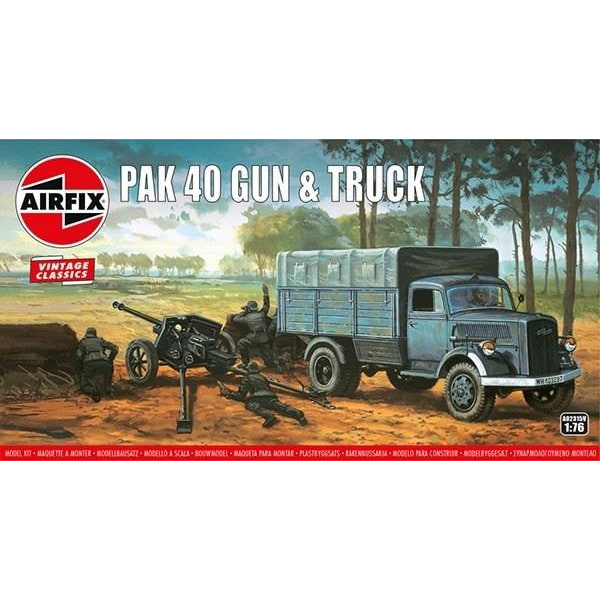 Airfix Opel Blitz & Pak 40 Gun