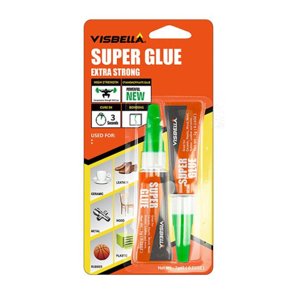 Visbella Super Glue 3g x 2 kpl