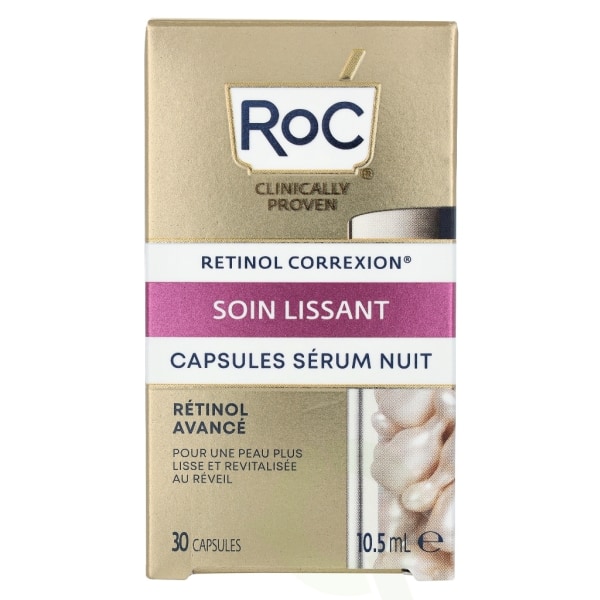 ROC Retinol Correxion Line Smoothing Night Serum 10.5 ml 30 Caps