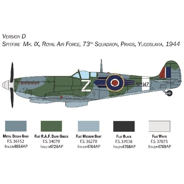 ITALERI 1:48 Spitfire Mk. IX