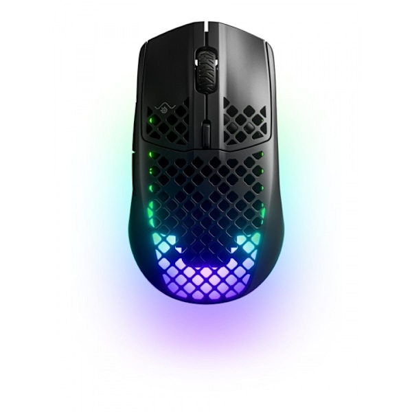 SteelSeries Aerox 3 2022 Edition Optisk Trådløs Kabling Sort Sort