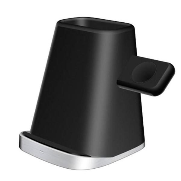 3-i-1 Qi-Laddningsställ för Airpods, smartphone & smartwatch