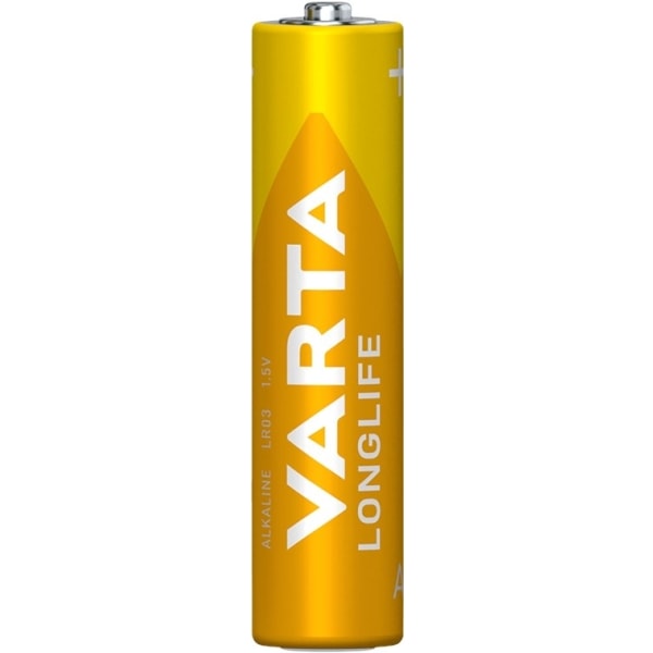 Varta LR03/AAA (Micro) (4103) batteri, 12 st. box alkaliskt manganbatteri, 1,5 V