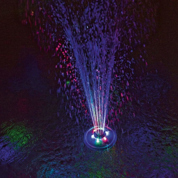 Bestway Flytande poolfontän med flerfärgad ljusshow