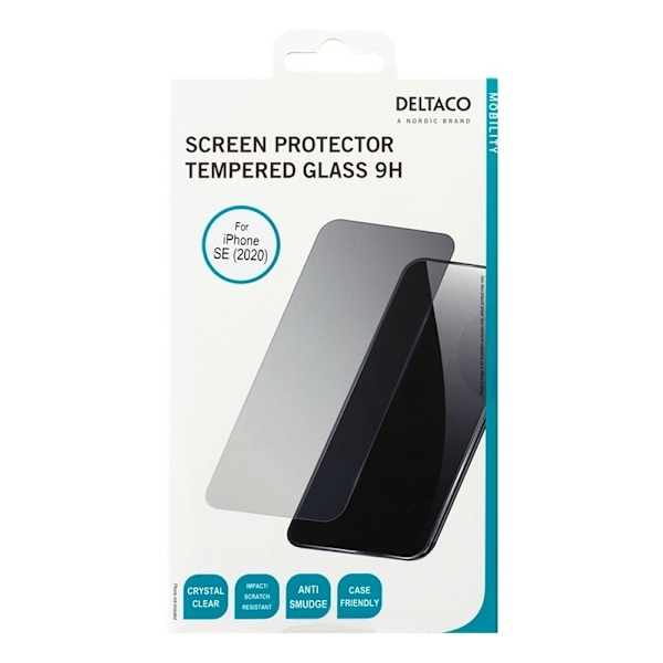 DELTACO screen protector for iPhone 6/7/8/SE (2020/2022) Transparent