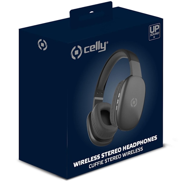 Celly Hörlurar Over-Ear Trådlösa Freebeat Svart Svart