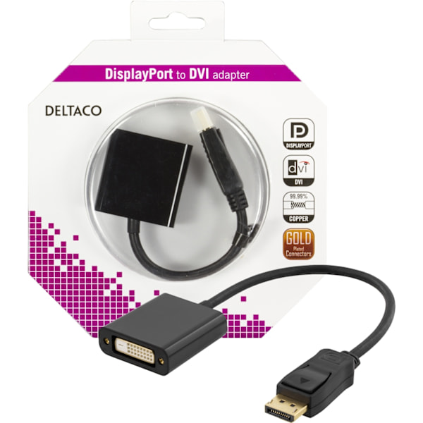 DELTACO DP-DVI14-K