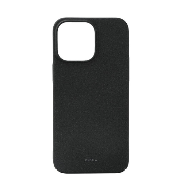 ONSALA Backcover Thin Sand Burst iPhone 15 Pro Max Black Svart