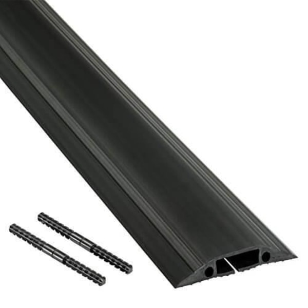 D-LINE Lattia Kaapelikanava PVC Pro Musta 1.8m