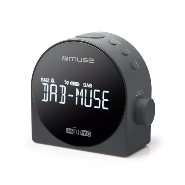 MUSE M-185 CDB Clockradio DAB+ FM Dobbelt alarm