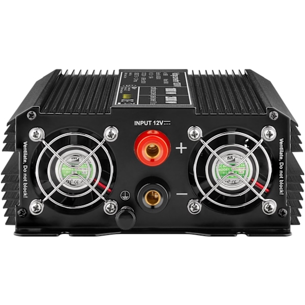 Goobay Spänningsomvandlare DC/AC (12 V - 230 V/1000 W) omvandlar 12 V DC till 230 V AC