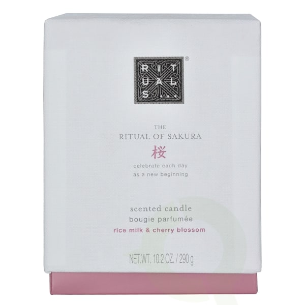 Rituals Sakura Scented Candle 290 gr Rice Milk & Cherry Blossom