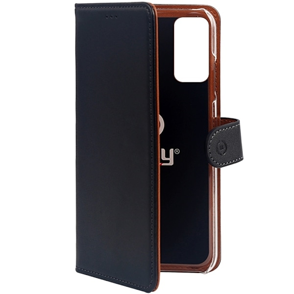 Celly Wallet Case Galaxy A02s SM-A025F Svart Svart