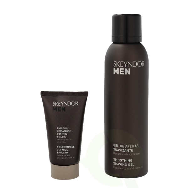 Skeyndor Men Facial Care Kit 200 ml Smoothing Shaving Gel 150ml/