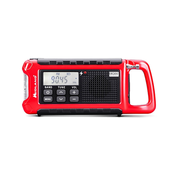 MIDLAND Nødradio ER200 Rød/Sort
