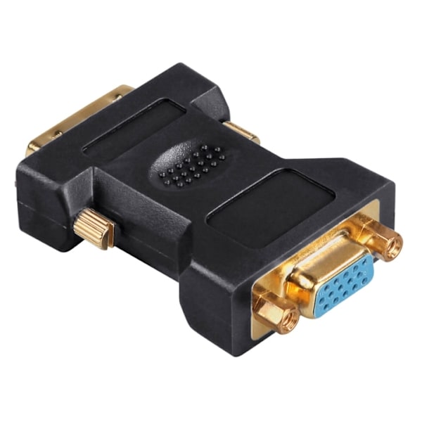 Hama Adapter DVI Han-VGA Hun Guldbelagt TL