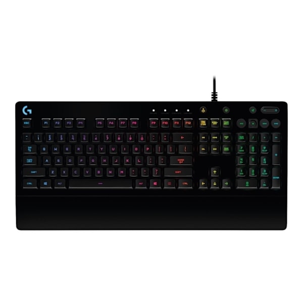 Logitech Prodigy G213 - Tangentbord - bakgrundsbelyst - USB - Nordisk musta