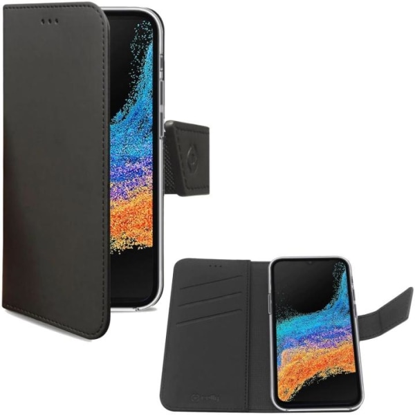 Celly Wallet Case Galaxy Xcover6 Pro Svart Svart