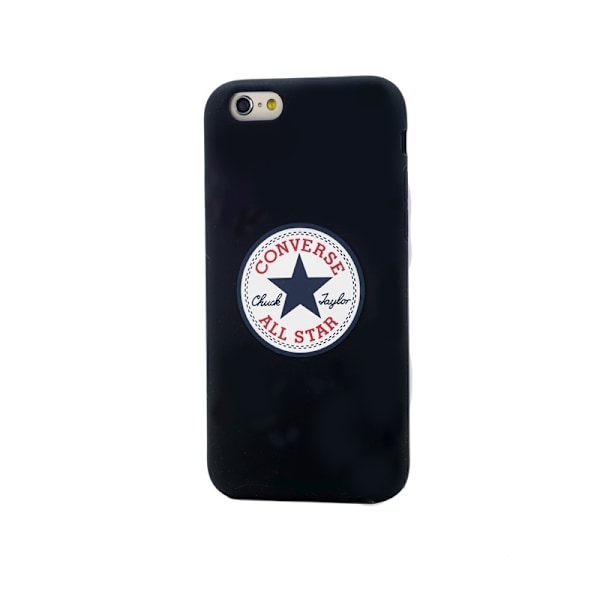 Converse Case Silicone iPhone 6/7/8/SE Black Svart