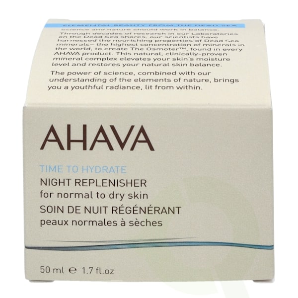 Ahava T.T.H. Night Replenisher 50 ml Normal/Tør Hud