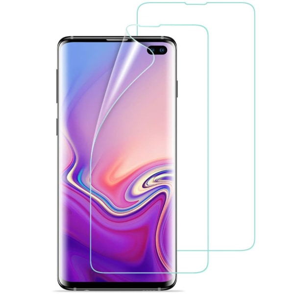 3st Samsung S10 Heltäckande Skärmskydd l Plast l Soft transparent