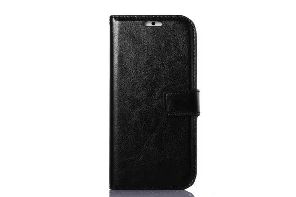 iPhone 11 Pro Läderfodral l Plånboksfodral l Svart