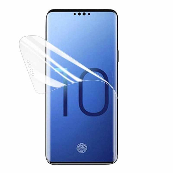 2st Samsung S10 Heltäckande Skärmskydd l PLAST l SOFT transparent