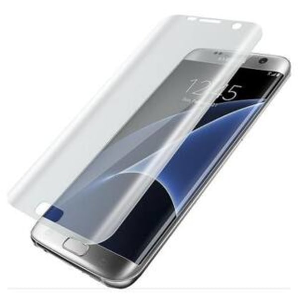 4st Samsung S7 Edge Heltäckande Skärmskydd l PLAST l SOFT transparent