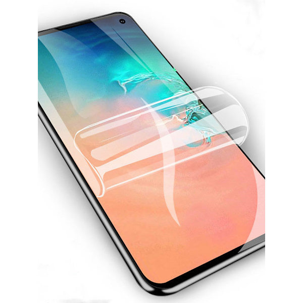 3st Samsung S10 Heltäckande Skärmskydd l Plast l Soft transparent