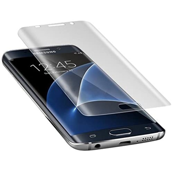 2st Samsung S7 Edge Heltäckande Skärmskydd l Plast Samsung S7 Edge Heltäckande