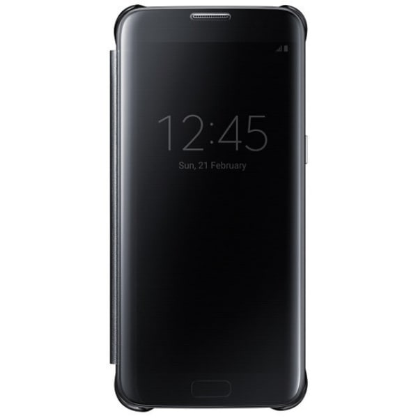 Samsung S8 Plus Flip fodral View Cover - Svart svart
