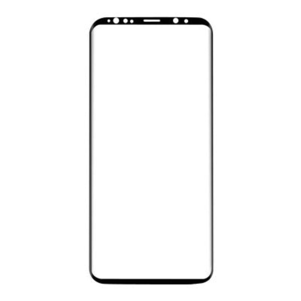 Samsung S8 Plus Heltäckande Skärmskydd l PLAST l SOFT l SVART svart