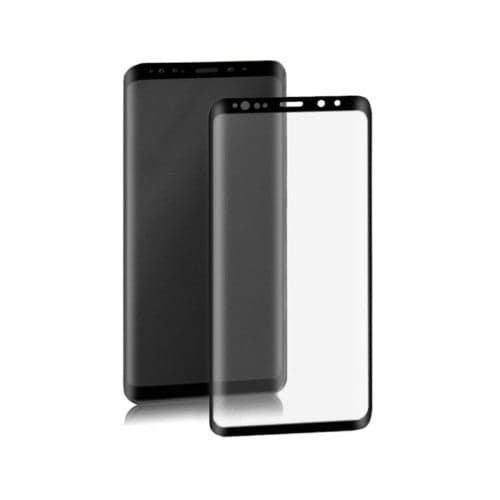 Samsung S8 Plus Heltäckande Skärmskydd l PLAST l SOFT l SVART