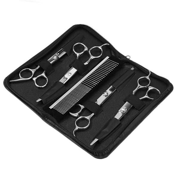Titanium Sax för päls - Professionell med väska silver 17 cm