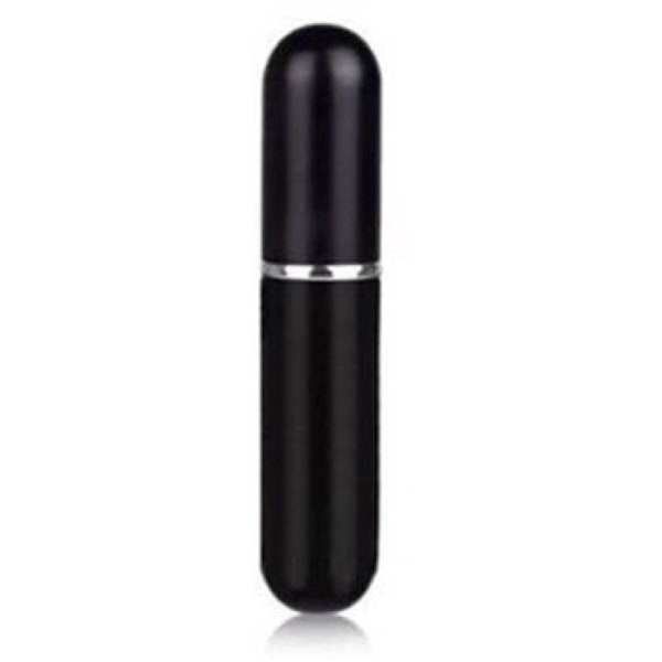 5ml Resa Parfym Fyllningsbar Spray Flaska Mini svart 8,1cm * 1,68cm