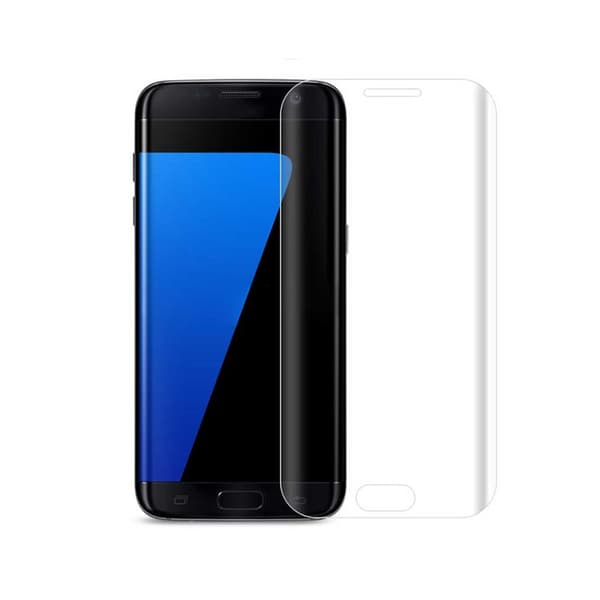 4st Samsung S7 Edge Heltäckande Skärmskydd l PLAST l SOFT