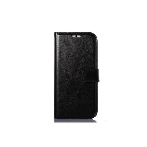 Samsung S9 Plus Läderfodral l Plånboksfodral l Svart svart