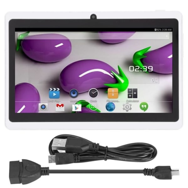 Mini Tablet Tablet PC 7-tums Quad Core CPU Ögonskydd Kids Tablet med 8GB ROM-stöd