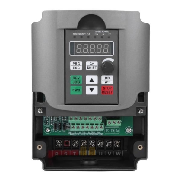 Tbest Frequency Converter NFLIXIN 9100-1T3-00550G Inverter Enfas 220V till trefas 380V Motorstyrenhet 5,5KW