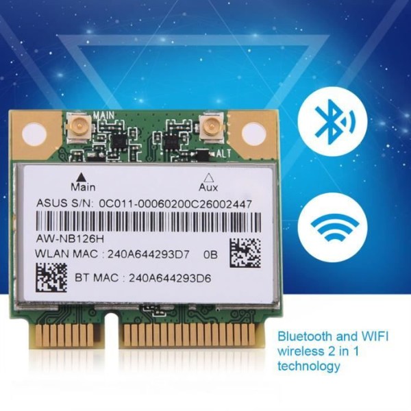 Richer-R 2.4G Bluetooth WIFI 2 i 1 Mini PCI-E kortplatskort DELL/Asus/Toshiba/BenQ -JIA