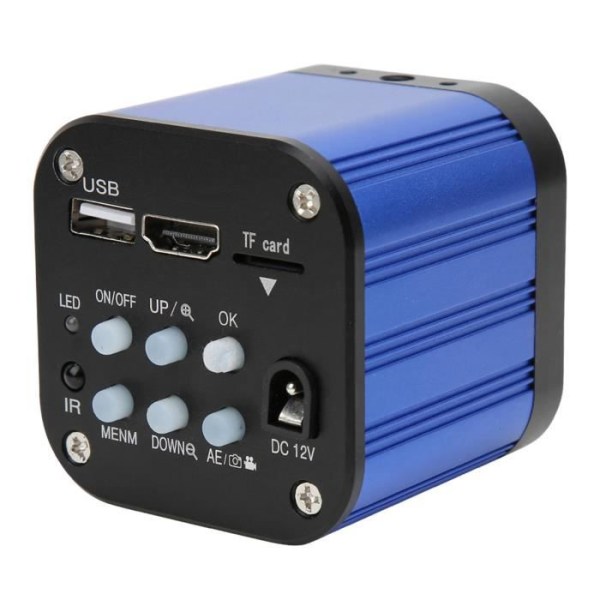 HURRISE USB 4K HDMI Digital industriell mikroskopkamera med EU-kontakt 100-240V