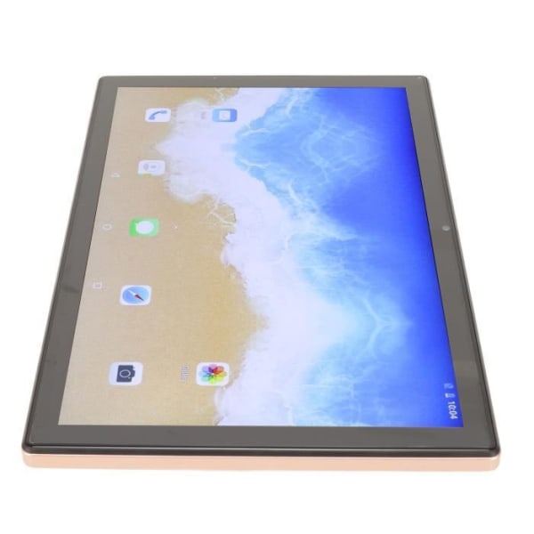 BEL-7696830476998-10 Inch Tablet HD Tablet, 10 Inch 1920x1200 IPS Gold 4G Tablet Touchscreen Datorn ringer EU Plug 1002