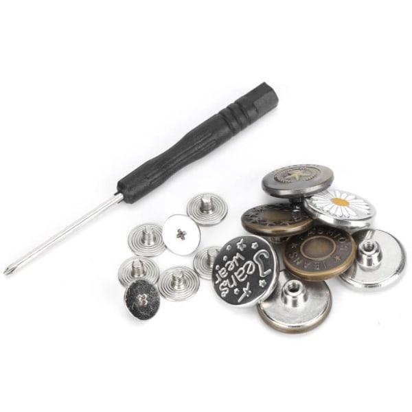 Tbest Jeans Button Replacement Kit Seamless Jeans Button Replacement Kit utan dubbar Justerbar midjestorlek