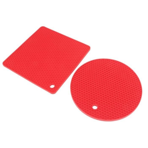 LIU-7708726277678-Elektriska fritösdelar Silikonfri hushållssilikonmatta Röd