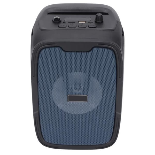 Tbest Bärbara Bluetooth-högtalare Super Bass Bluetooth-högtalare Subwoofer Bärbar LED trådlös högtalare med radio