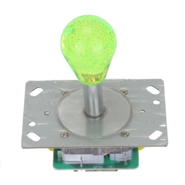 Tbästa färgglada LED-upplysta joystick helautomatisk 5-stifts oval kristall färgglad arkadjoysticksats
